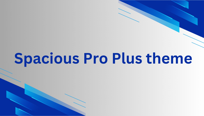 Spacious Pro Plus theme