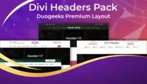 Divi Headers Pack 5 Divi Headers Pack